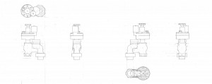 Orthographic Drawing of Pipe